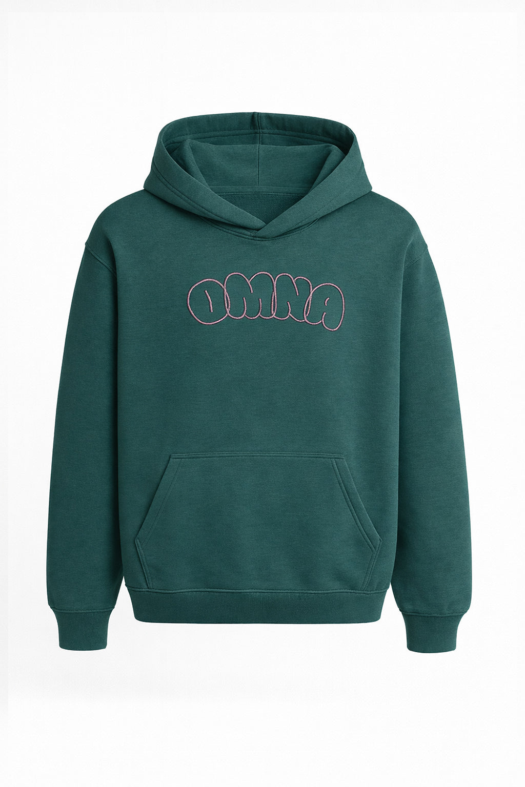 Unisex Bubble Letter Hoodie Green